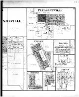 Knoxville, Pleasantville, Otley, Columbia, Dallas, Attica, Gosport, Hamilton - Right, Marion County 1875